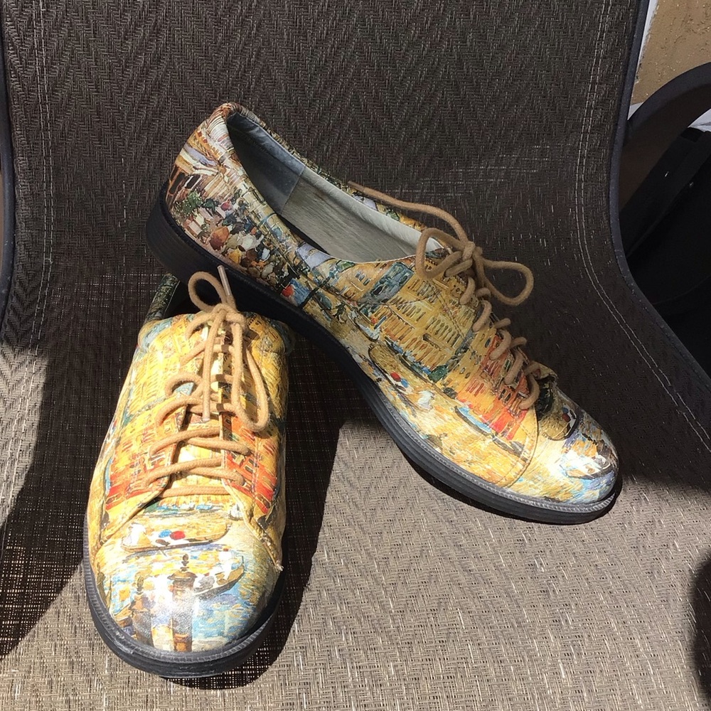 ❌SOLD❌ Icon Los Angeles Wearable Art Oxfords Shoes - Picture 2 of 9
